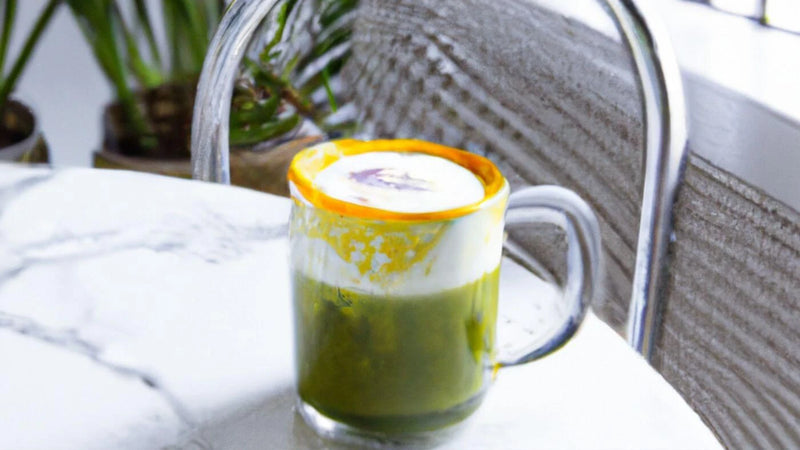 Turmeric Matcha Latte