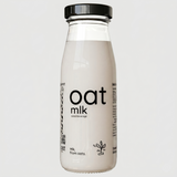 Single serve, ready to use OatMlk 200ml Glass Bottle